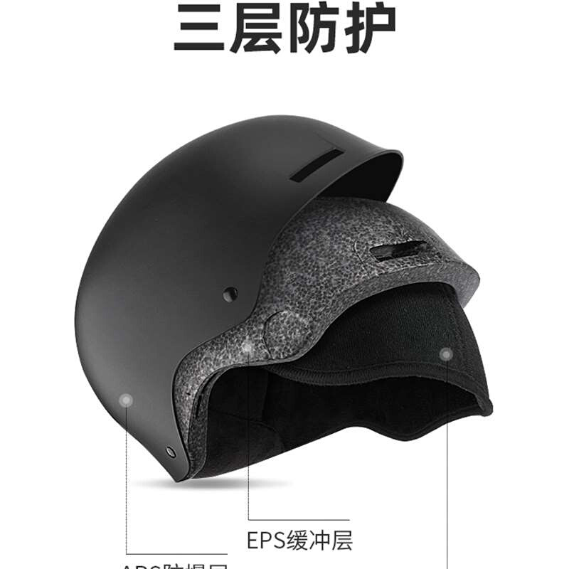 新款滑雪头盔男单板雪盔雪镜一体A式女装备成人雪帽眼镜全盔护目