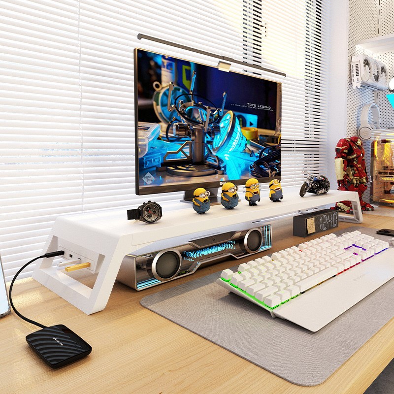 台式电脑增高架电竞桌面r收纳扩展器显示器显示屏家用支架笔记桌