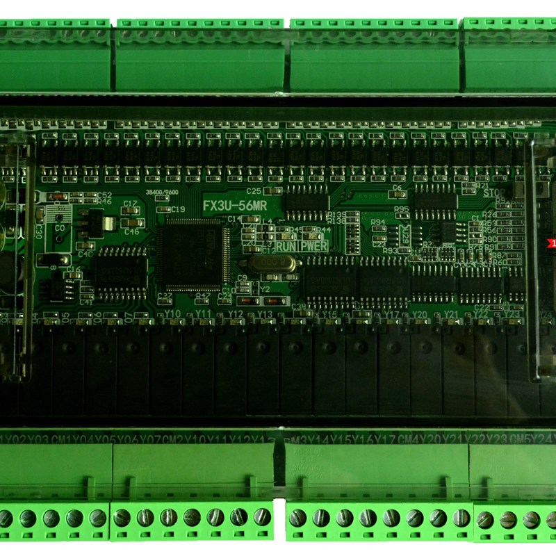 FX1N dFX2N FX3U-56MR/60MR 国产高速PLC工控板