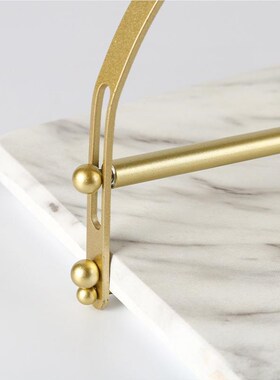 创意仿压大理石架纸巾座方形式餐厅酒店纸架简约L餐巾架欧Z06859-