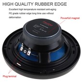 Car lot Inch DHifi 6.5 Speaker Loud 2pcs 180W Way Coaxial