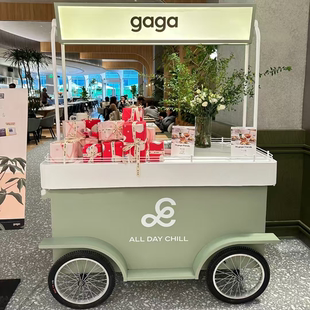 网红移动花车售卖车商场活动展示摊位推车咖啡促销车夜市流动摆摊