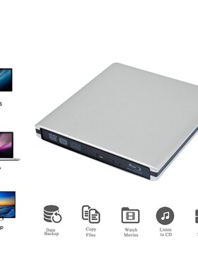 External Blu Rlay DVD Drive 3D SB 3.0 Portable Bluray DVD CD