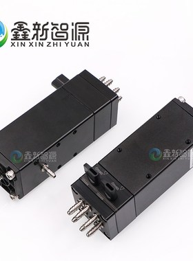 UV平板机二级墨盒手动双阀黑色铝墨盒 41*41*O116MM喷码机负压墨