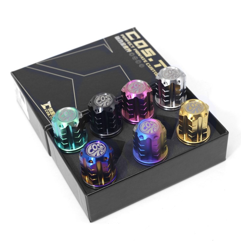 酷思钛Cos ti电机螺母封闭盖形M16/M18/M2Q0钛合金改装小牛九号