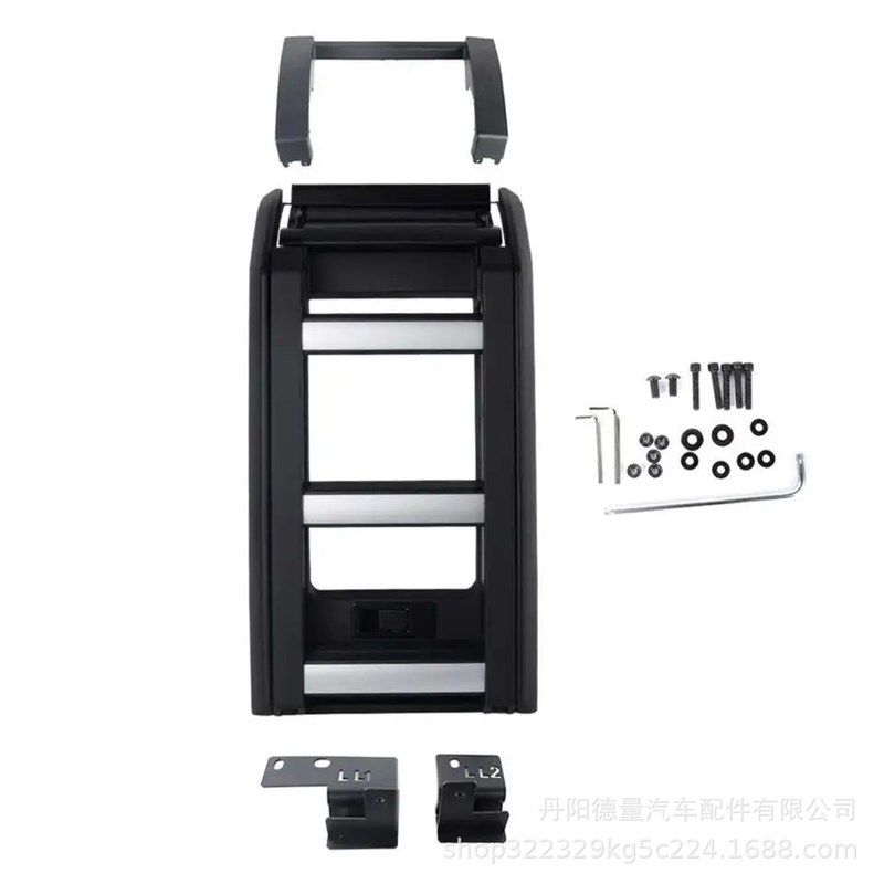 适用于北汽BJ40爬梯 40L行李w架 40Plus车顶上车爬梯 BJ40折叠爬