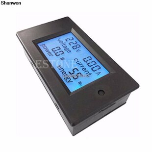 LCD Digital Volt Watt Power Meter Ammeter MVoltmeter AC 80-2