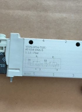 FESTO VUVG-LK14-T32C-AT-G18-1H2L-S W电磁阀 95新