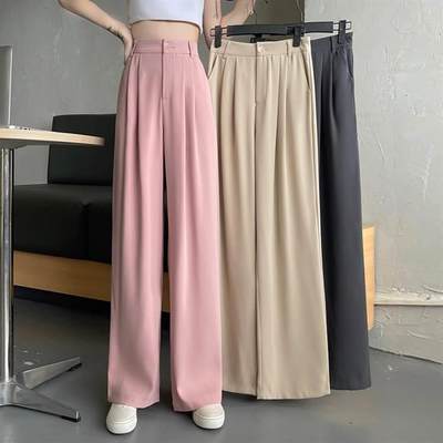 2023summer women loose casual long pants ladies trousers夏季