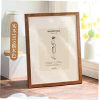 Creative solid wood picture frame photo A4 A3 8K 4K 24inches thumbnail 2