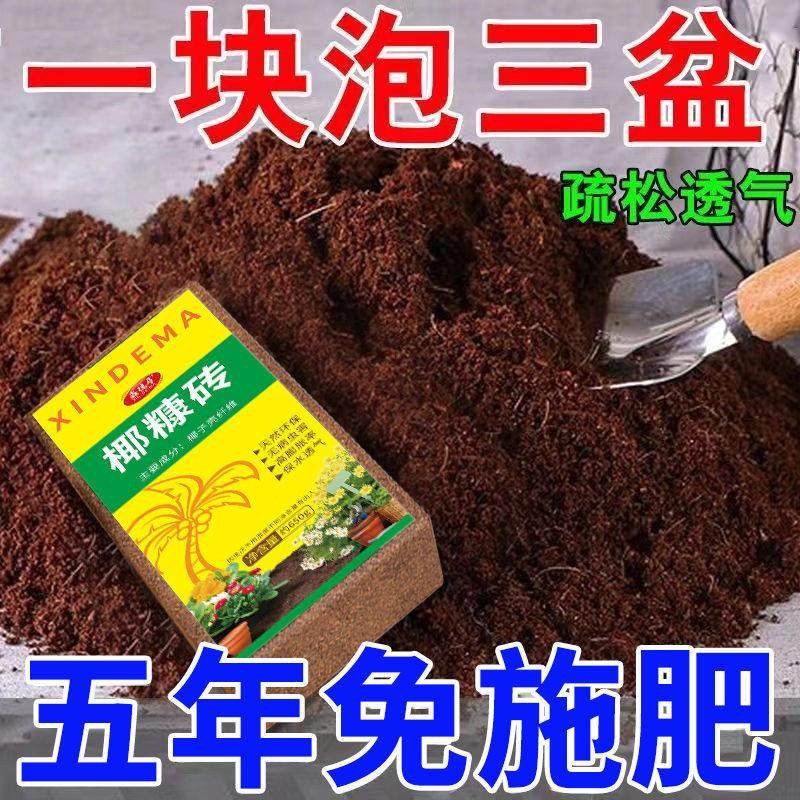椰砖营养土种菜通用型脱盐椰糠大块耶砖土乌龟冬眠养花土壤种植土,鲜花速递/花卉仿真/绿植园艺,土壤覆盖物,淘宝优惠券,粉丝福利购,淘宝优惠卷
