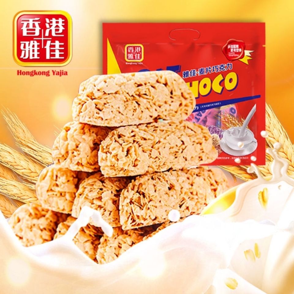 雅佳营养燕麦巧克力休闲零食