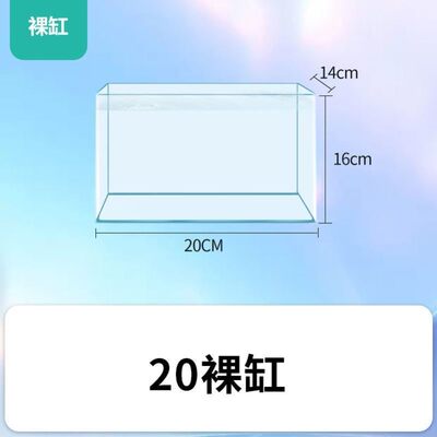 热弯鱼缸小型透明客厅阳台桌面造景水族家用金鱼斗鱼玻璃中型鱼缸