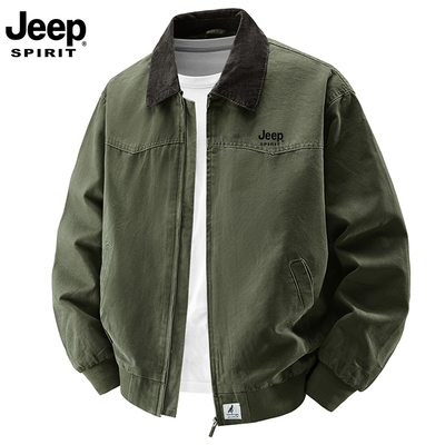 吉普JEEP夹克男春秋休闲工装外套