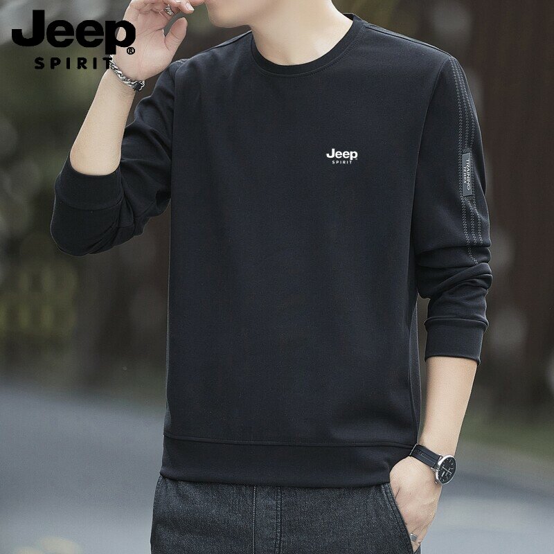 吉普JEEP男士春秋户外宽松卫衣图片
