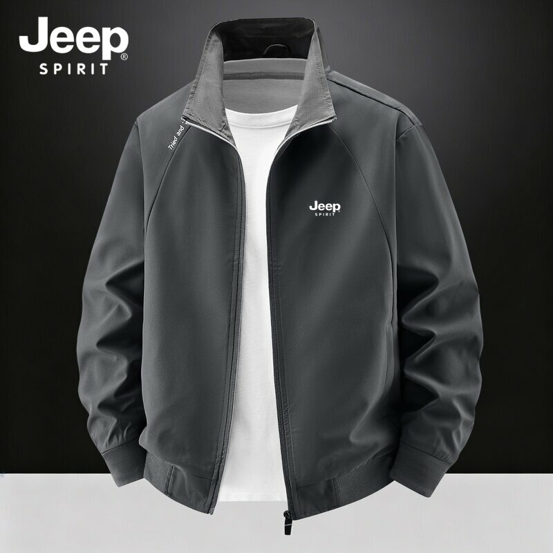吉普JEEP男士秋季户外立领夹克图片