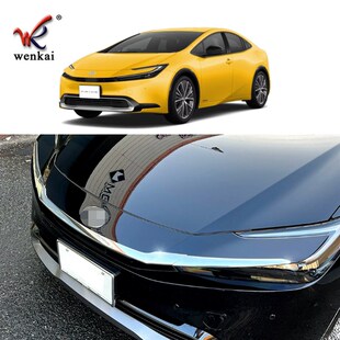 适用于丰田23款Prius改装前机盖电镀装I饰条 普锐斯60系专用引擎