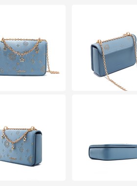 LA FESTIN 2020 lnew fashion haze blue silk embroidery small