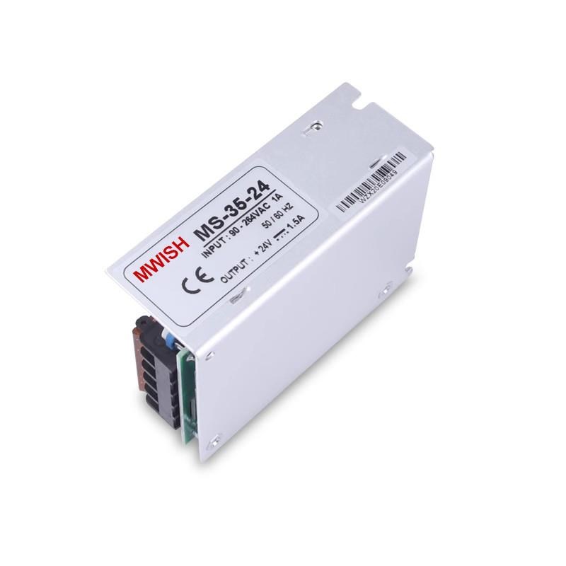 明伟MS-35W-12v3a发s光字驱动小体积模块转直流工业开关电源24v1.