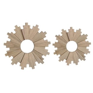 Mirror Frame Pendant Sun Corridor Wooden Background Rbing