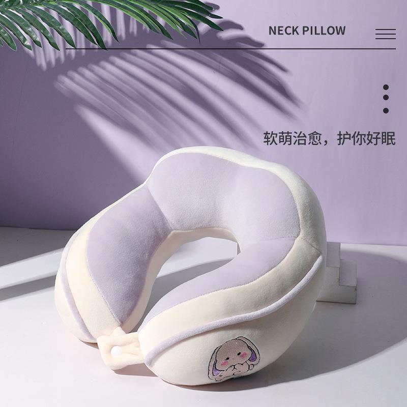 u型枕头护颈枕助眠脖枕颈椎枕靠枕卡通可爱飞机车用旅行驼峰午睡