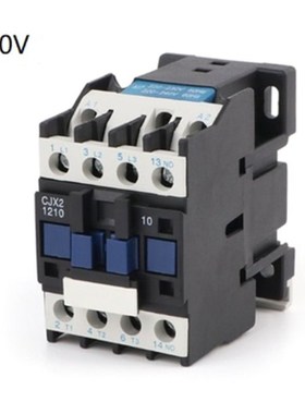 CJX2-1210 12A 110V/220V AC Contactor Rail Buckle UDesign Nor