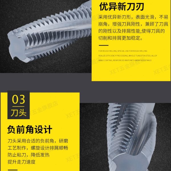 高硬涂层合金螺纹铣刀钨钢铣牙刀全牙M4M6M8X1M10细牙不锈钢铝用