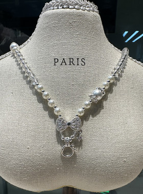 多款百搭万能扣珠链 紫水晶白水晶黄水晶绿幽灵DIY项链流苏毛衣