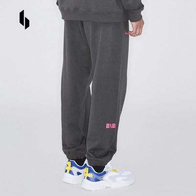 黑荆棘基础款运动裤男女同款