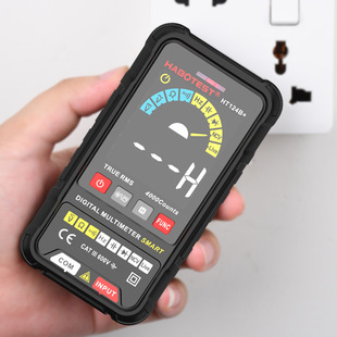 HT124B+华博新品VA彩屏智能数字万用表