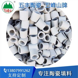 【五峰山牌】陶瓷拉西环 拉西环填料 瓷质拉西环  陶瓷拉西环