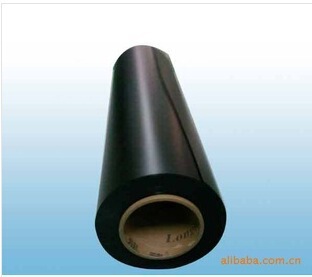 哑光磨砂黑色PC薄膜， 0.175mm黑色防火PC