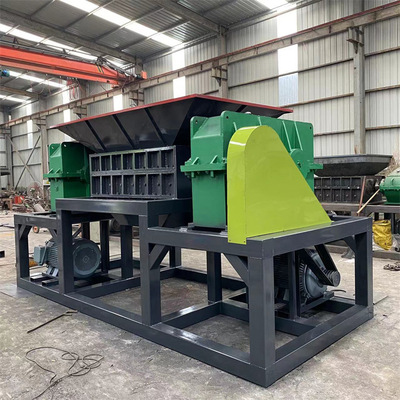 东越生产废钢金属撕碎机建筑模板双轴撕碎机多功能生活垃圾破碎机