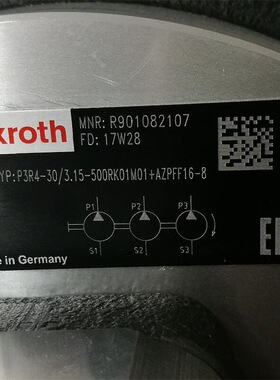 R901082107  P3R4-3X-3,15-500RK01M01+AZPFF16-8 # Rexroth