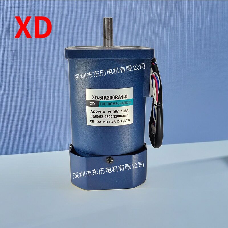 XD信达调速电机XD-6IK200RA1-D AC220V 200W信垯马达XIN DA MOTOR图片