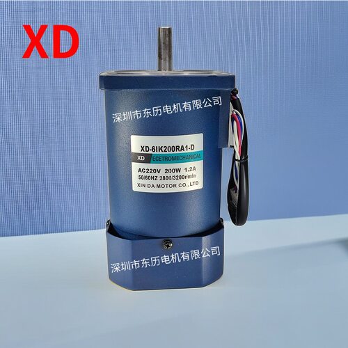 XD信达调速电机XD-6IK200RA1-D AC220V 200W信垯马达XIN DA MOTOR