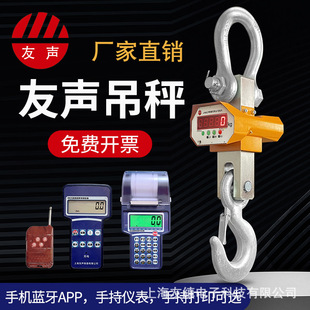 上海友声电子吊秤20吨吊称吊钩秤30吨吊磅行车秤20t挂构秤电子秤