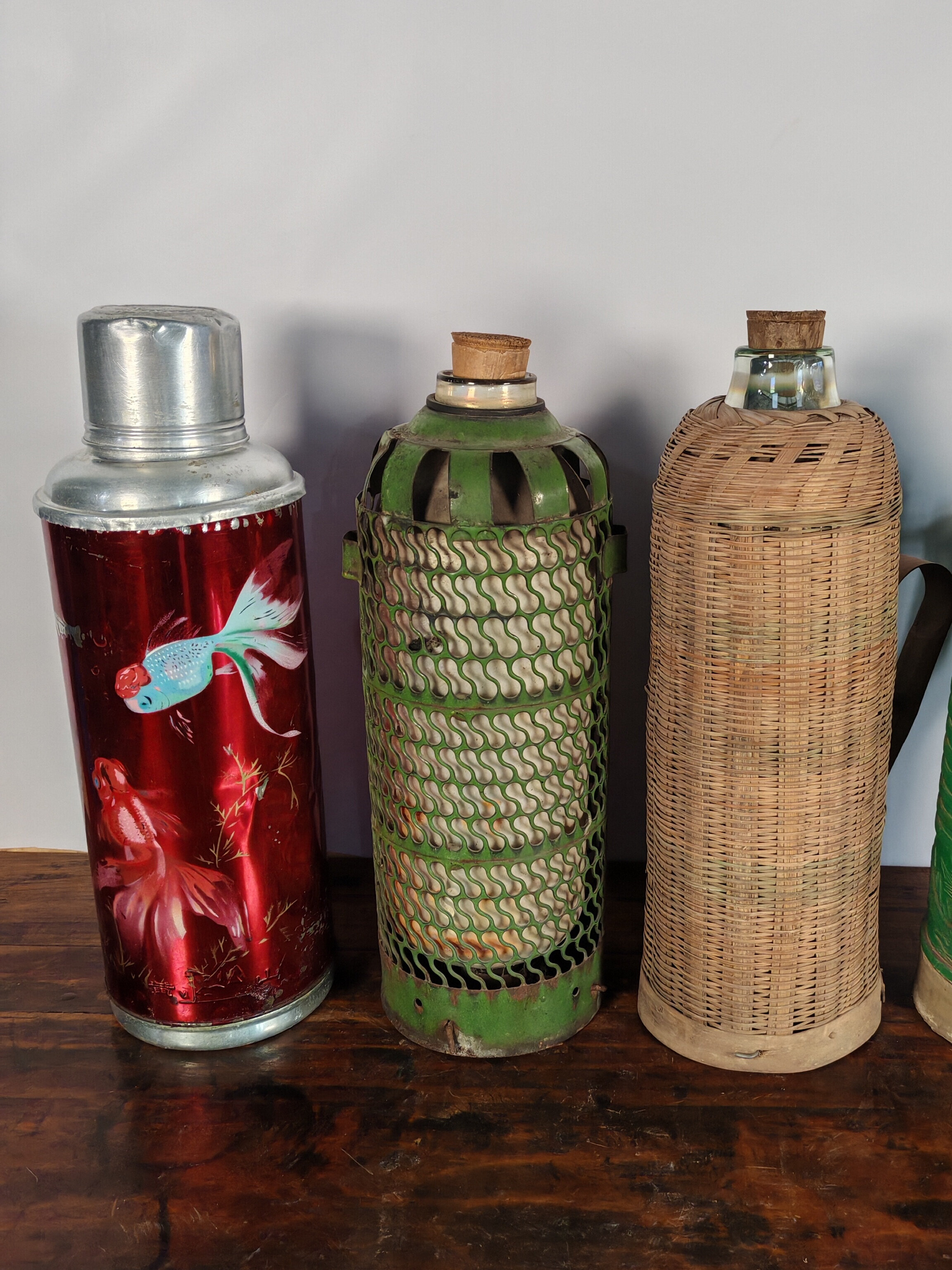 民俗怀旧老物件老暖瓶旧水壶暖水瓶复古村史馆展览装饰摆件影视道