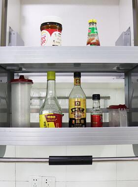 VASE板式收纳得 橱柜升降拉篮 厨柜阻尼吊柜升降机 厨房下拉架蓝