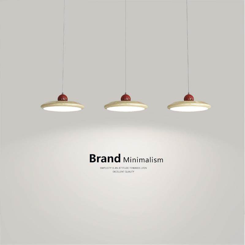 餐厅吊灯现代简约创意饭厅灯床头小吊灯法式奶油风飞碟吧台餐厅灯,家装灯饰光源,智能吊灯,淘宝优惠券,粉丝福利购,淘宝优惠卷