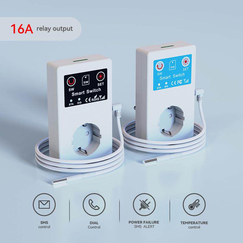 顺微 德标智能插座 手机电话短信远程控制开关水泵路由电器