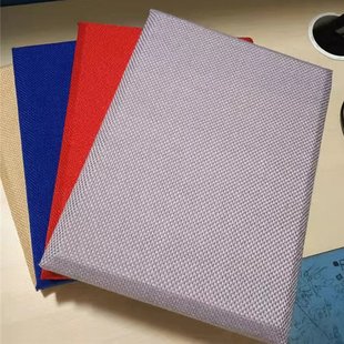 KTV 防火布包裹吸音棉 阻燃录音棚电影院布艺吸音板会议室审讯室
