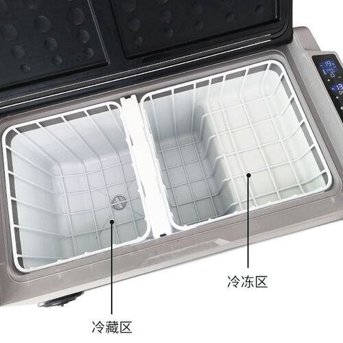 冰虎压缩机车载冰箱制冷50L车家两用户外冷冻冷藏迷你小型冰箱