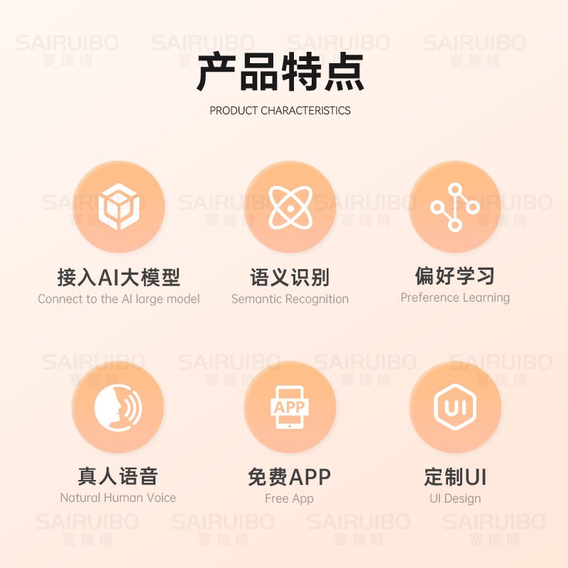 ai对话机芯方案适配各类毛绒玩具陪伴机器人内置大模型互动聊天图片