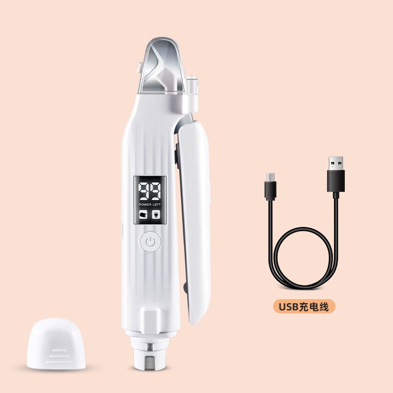 亚马逊现款二合一猫咪狗狗指甲钳宠物电动磨甲器动物多功能指甲刀