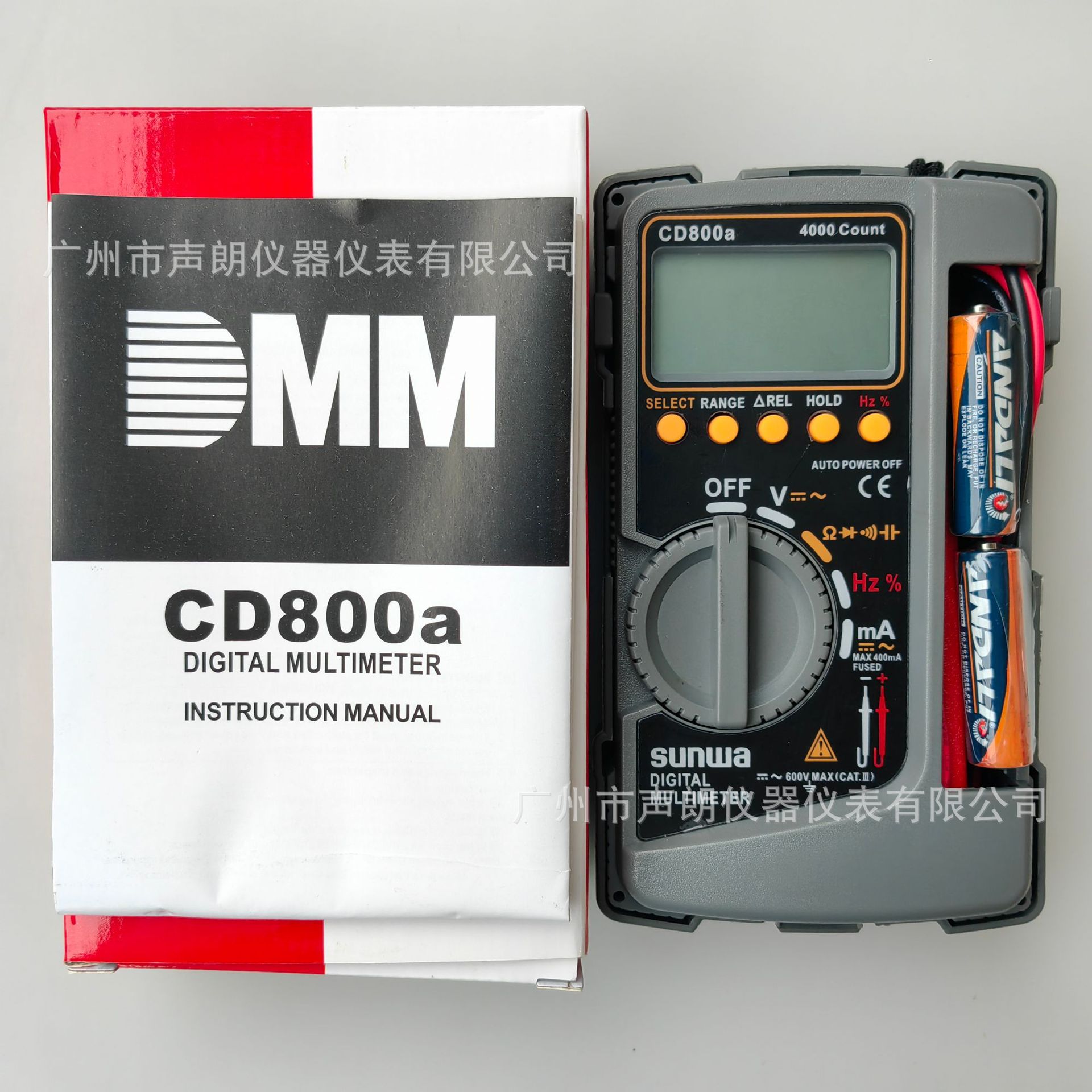 CD800a数字万用表SUNWA外贸出口热销数显万能表电工专用仪表