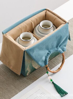 茶叶包装盒空礼盒绿茶红茶普洱手工收纳袋陶瓷茶叶罐布包礼盒