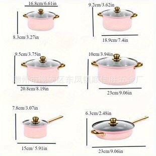 有FCM认证跨境热销套锅不锈钢6件套锅汤锅不锈钢汤锅蒸锅厂家