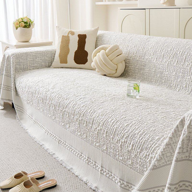 2025新款凉感凉豆豆沙发盖布巾全盖夏季沙发套罩冰丝坐垫防滑夏天,居家布艺,沙发套,淘宝优惠券,粉丝福利购,淘宝优惠卷
