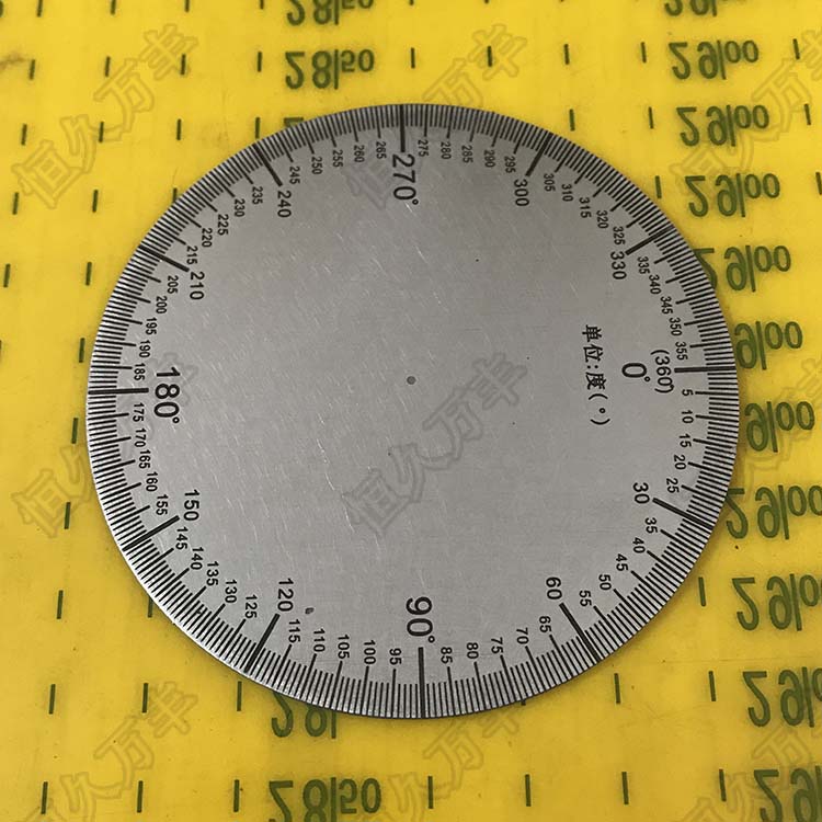 极速刻度盘小无g孔机械圆盘圆形配件测量器75X0x2 A039直销 恒久